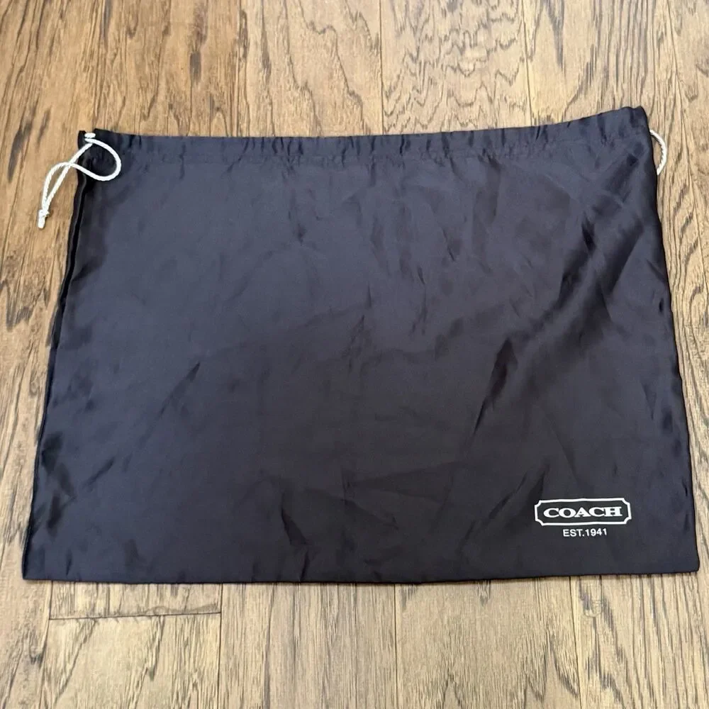 Coach Dust Cover Bag Drawstring Brown